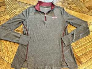Colosseum Mississippi State Bulldogs 1/4 Zip Pullover Size M Gray